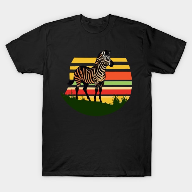 Serenity Zebra T-Shirt by ReggaeArtGifts